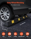 Parking Stopper, 72 Inch Pcs Heavy Duty Aid For Garage, Rubber Curb. Fixed Price $151.55.