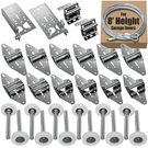 Luxbaro Garage Hinges And Rollers For 8' Height Doors, Doo.... Fixed Price $49.79.