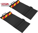 Raxgo Parking Mat, Garage Wheel Stopper Aid, Tire Guides For Cars,. Fixed Price $58.50.