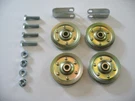 Garage 3" Pulley Set With Hardware - For Doors Extension Springs. Fixed Price $31.00.