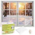 Flyzzz Window Insulation Kit, 62X126INCH 0.9 Mil 3W-62X126IN, White. Fixed Price $15.11.