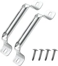 Heavy Duty Garage Door Lift Handle, 2 Pack Rolled Grip Silver. Fixed Price $15.84.