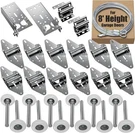 Garage Hinges And Rollers For 8' Height Doors, Hardware. Fixed Price $62.72.