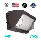 60W Led Wall Pack With Photocell IP65 Outdoor Warehouse & Security Fixture 5700K. Fixed Price $99.99.