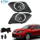 Chrome Lens Fog Lights Lamps+switch+bezel For Nissan Rogue 2014-2016 Right&left. Fixed Price $22.29.