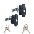 2 Pcs T-handle Door Lock Latch Abs Zinc Alloy Body Shed Do.... Fixed Price $30.34.