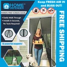 Pet Friendly No Tools Required Mesh Magnetic Door Hands Free Screen. Fixed Price $8.80.