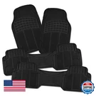 Zonetech All-weather Rubber Semi-pattern Car Floor Mats Set 4-PIECE, Black. Fixed Price $70.19.
