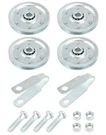Qwork 4 Pack 3" Heavy Duty Garage Door Kits, Pcs Sheave Pulleys, 2 P.... Fixed Price $23.25.
