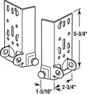 Prime-line GD52197 Galvanized Steel Silver Bracket 2-3/4 X 1-5/16 W In.. Fixed Price $18.32.