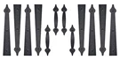 Sankins 2 Pack/set Garage Door Magnetic Decorative Hardware Carriage. Fixed Price $42.01.