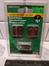 Hillman 851180 Solid Brass Broad Hinges Antique 1" 4 Pack Ships Free!. Fixed Price $11.99.