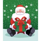 Garage Celebrations Santa Door Cover 7FT X 8FT. Fixed Price $124.32.
