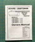 Sears Craftsman Garage Door Opener Models 139.53403, 13953413 139.53606 139.5310. Fixed Price $9.99.