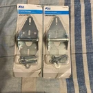 2 Of #4 Garage Door Hinges 14 Gauge Steel W/8 Wood Lags Hardware Overhead Repair. Fixed Price $10.00.