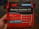 3M Indoor Insulation, Insulator Kit For 1 Oversized Window, Clear. Fixed Price $5.00.