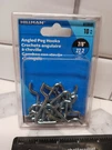 Hillman 853040 .148 X 7/8-INCH Angled Zinc Plated Lot Of 10 Hooks Fs!. Fixed Price $9.89.