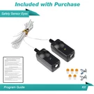 Safety Sensor Beam Eyes Fits 41A5034 Liftmaster Chamberlain Garage Door Opener. Fixed Price $19.95.