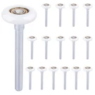 Genhakon 16 Pack 1.8" Nylon Garage Door Rollers, High-performance Bearings. Fixed Price $53.19.