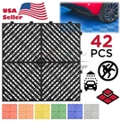 42PCS 16"X16" Garage Mat Perforated Flooring Tile Auto Shop Interlocking. Fixed Price $149.99.
