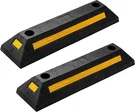Zone Tech 2X Garage Parking Curb Wheel Stopper Driveway Rubber Guide Block. Fixed Price $29.99.