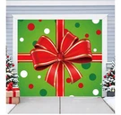 Blissfultie Christmas Garage Door Banner Cover 7X8FT. Fixed Price $27.99.