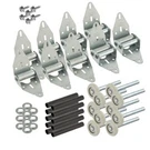 N.e. Pro 1 - Garage Door Quiet Hinge Roller Kit Single And Double 7FT 8FT. Fixed Price $197.15.