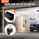 Garage Door Bottom & Threshold Seal Kit 10FT U+o Ring Weatherstrip Pvc Black. Fixed Price $52.99.