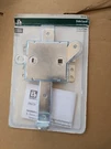 Everbilt Reversible Garage Door Side Lock, Galvanized Steel Sealed Shelf Wear. Fixed Price $17.99.