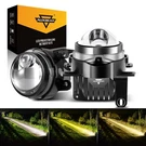 Auxbeam For Toyota/honda Inch 104W Bi-led Projector Lens Fog Light 3-COLORS. Fixed Price $179.99.