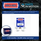 Brake Pad Fitting Kit Front BBK1700 Borg & Beck Genuine Top Quality Guaranteed. Fixed Price $41.90.