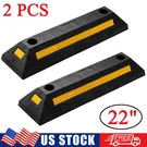 2PCS Garage Parking Curb Wheel Stopper Barriers Driveway Rubber Guide Block. Fixed Price $32.99.