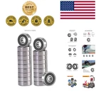 Precision 20 Pcs 608 2RS Double Sealed Ball Bearings - Ideal For Skates & Motors. Fixed Price $12.99.