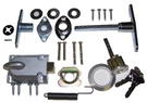Garage Door Lock Kit Handle Return Spring & Keyed Deadbolt Up To 2" Thick. Fixed Price $40.99.