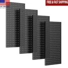 4 Pcs Metal Pegboard Wall Panels Tool Organizer Garage Storage Easy Install New. Fixed Price $86.99.