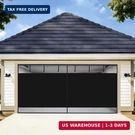 Hblife Privacy Door Screen Blackout For 2 Car Garage, 16X7FT Heavy Duty M. Fixed Price $95.99.