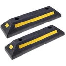 Rubber Curb Parking Blocks Target Reflective Stripes 2CT Genubi Industry. Fixed Price $47.25.