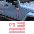 Jk 12PCS Full Set Exterior Trim Kit, Door Hinge Cover & Engine Hood Tri.... Fixed Price $126.84.