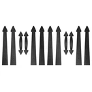 Zekoo Garage Door Magnetic Decorative Hardware Kit, 8 Hinges 4 2, Black. Fixed Price $47.49.