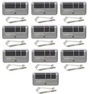 Liftmaster PPV3M, 10-PACK Passport Max 3-BUTTON Visor Remote Control Transmitter. Fixed Price $411.88.