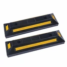 Parking Stopper For Garage Heavy Duty Rubber Block Curb - Wheel .... Fixed Price $50.58.