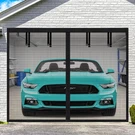 Single Garage Door Screen Magnetic Mesh Cover 8X7 Feet Bug Proof For Patio. Fixed Price $48.58.
