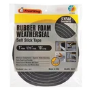 Frost King R511H Foam Tape, Black, 3-3/8 Yd L, W. Fixed Price $5.55.