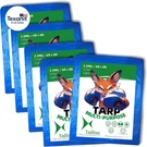 2.5 Mil Waterproof Tarp 6X8 (5 Pack) All-weather Light Duty Upgraded 2.0. Fixed Price $54.35.