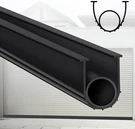 Garage Door Bottom Seal Strip, 16.4 Ft Replacement Weather Stripping, Impact Buf. Fixed Price $28.88.