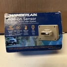 Chamberlain Wireless Motion Alert Add-on Sensor Cwpir 1/2 Mile Range Waterproof. Fixed Price $85.00.