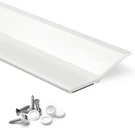 Fosluoc Garage Door Seal And Side Strip 34FT White Adhesive Backed Rubber. Fixed Price $24.38.