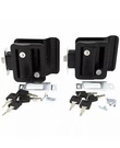 2 Black Rv Paddle Entry Door Lock Latch Handle Knob Deadbolt Camper Trailer. Fixed Price $56.95.