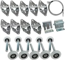 Surpass Garage Door Roller/hinge/top 14.5INX9INX2.7IN, Silver, White. Fixed Price $52.98.