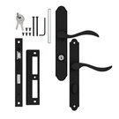 Mortise Lock Curved Adjustable 3/4 Backset Matte Black Ideal Security Mcmb. Fixed Price $104.99.